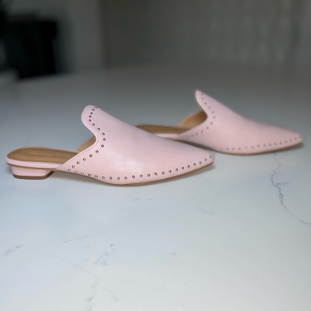 Rebecca Minkoff | Pink Studded Mule